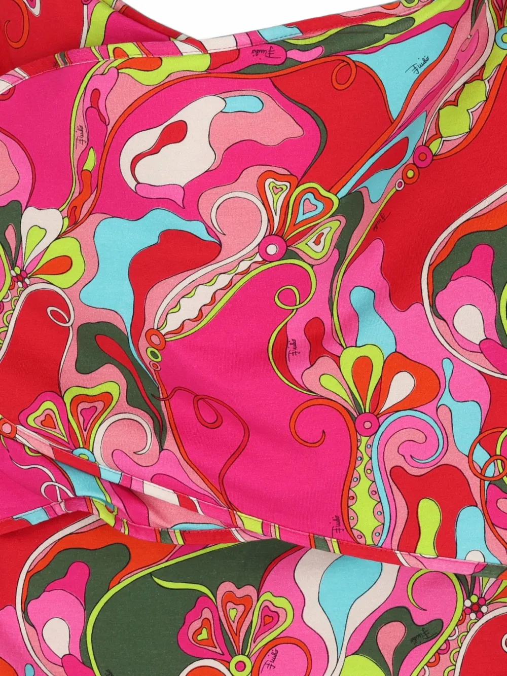 PUCCI Junior Slaapzak met klittenband en Iride-print Roze