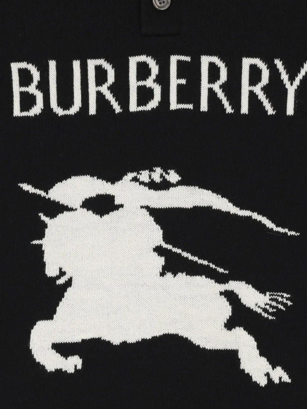 Burberry Kids Trui met logoprint Zwart