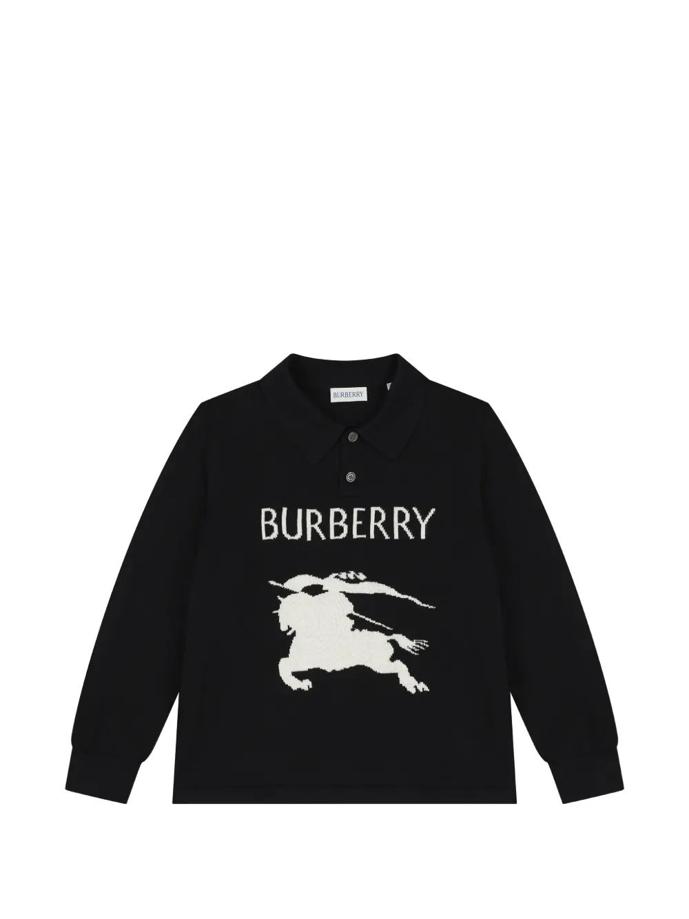 Burberry Kids Maglione con logo - Nero