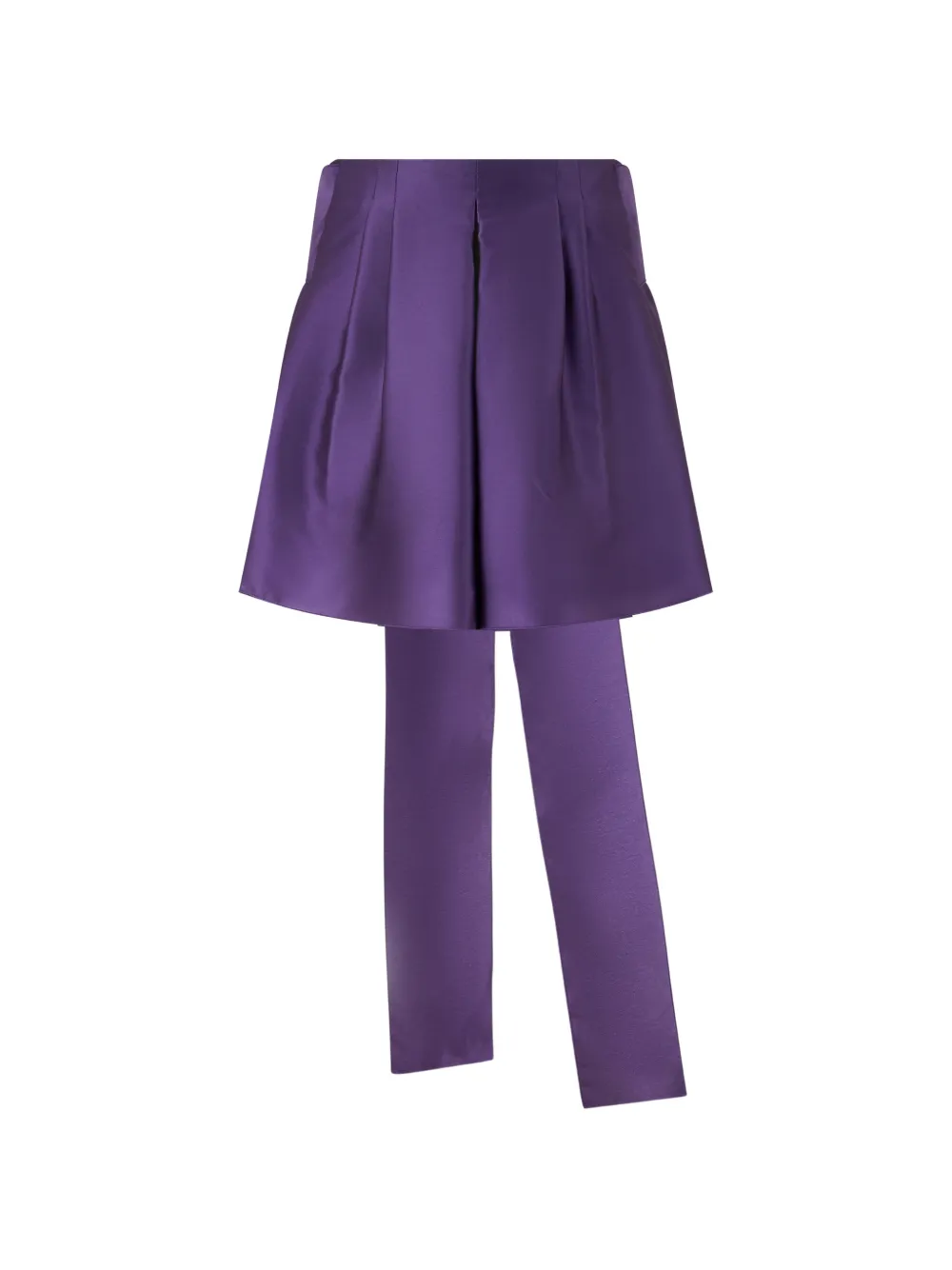 Alberta Ferretti Plooirok met strikdetail Paars