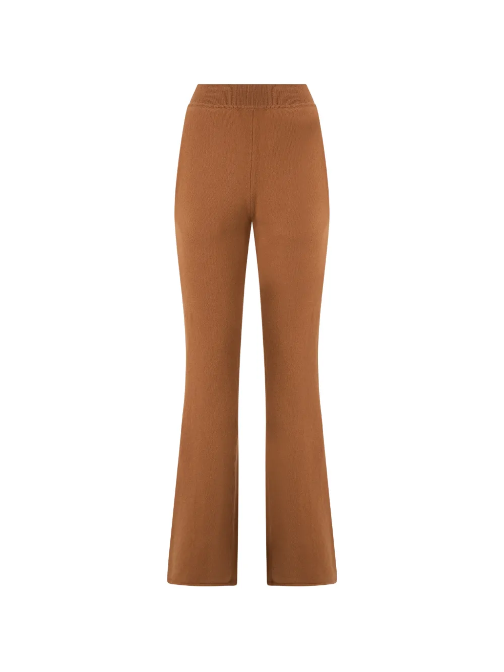 Alberta Ferretti ribbed-waistband trousers - Marrone