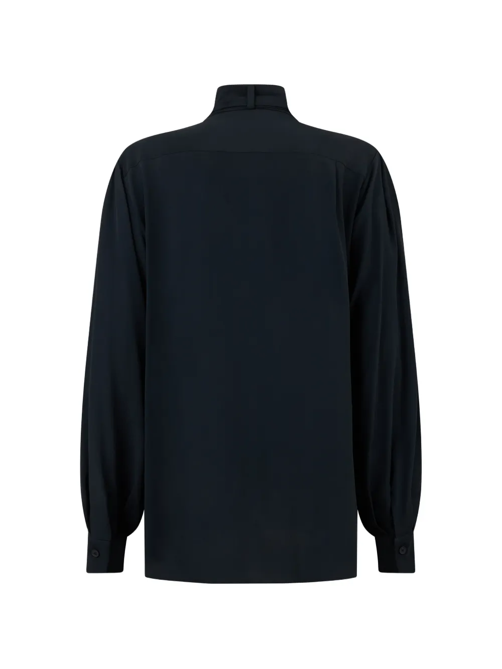 Alberta Ferretti Blouse met strik Zwart