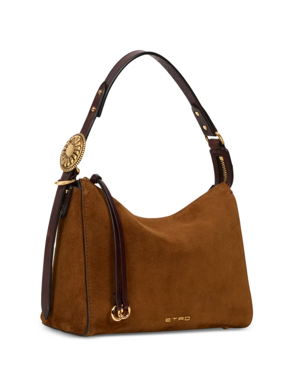 ETRO Kleine Rosette suède tas Bruin