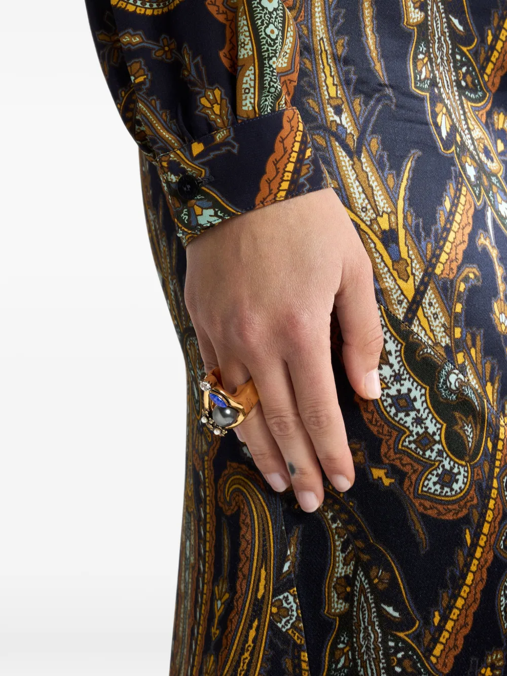 ETRO ring with appliqués - Gold