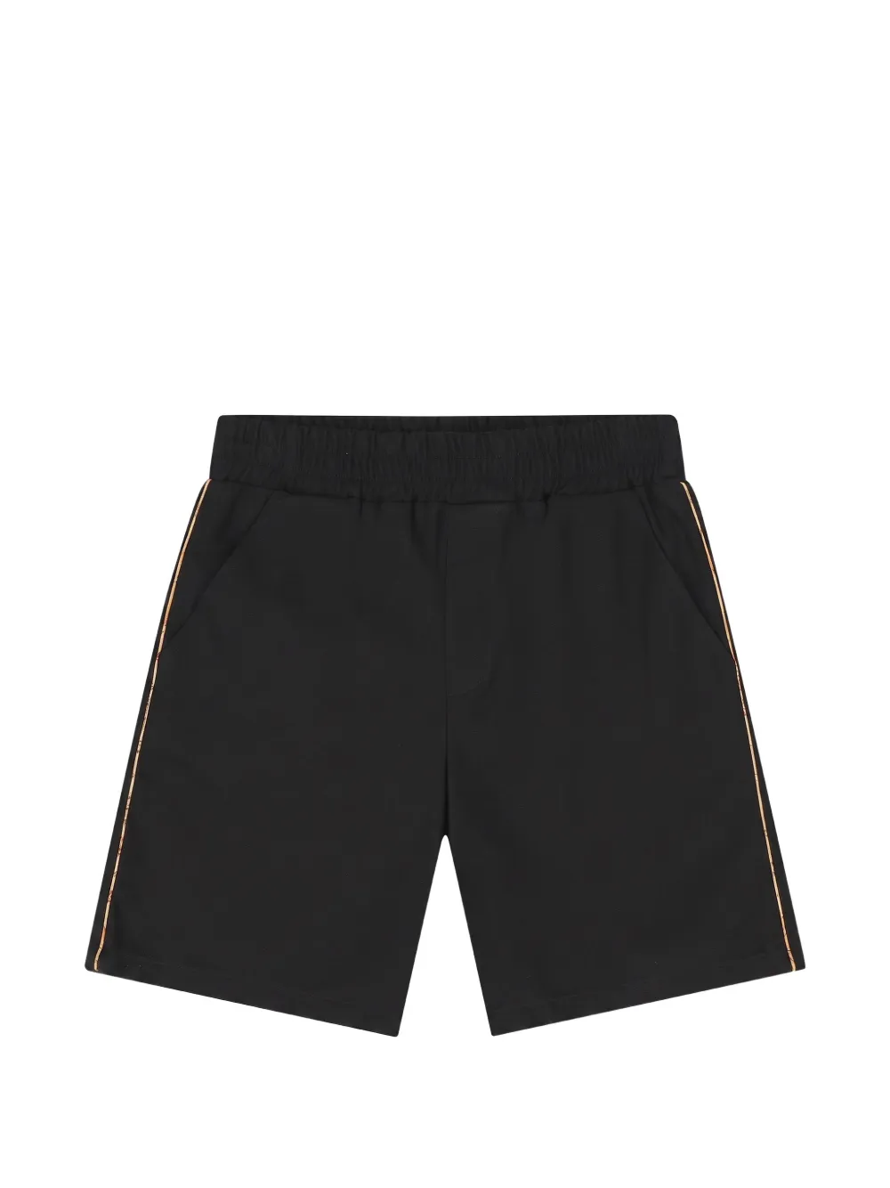 Alviero Martini Kids Shorts Geo Map - Nero