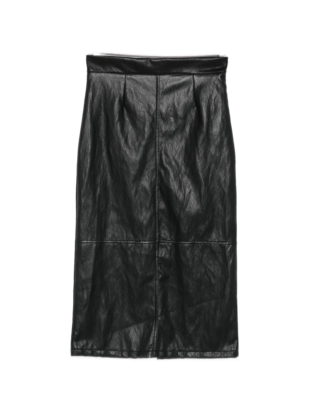 DIXIE high-waisted panelled midi skirt - Schwarz