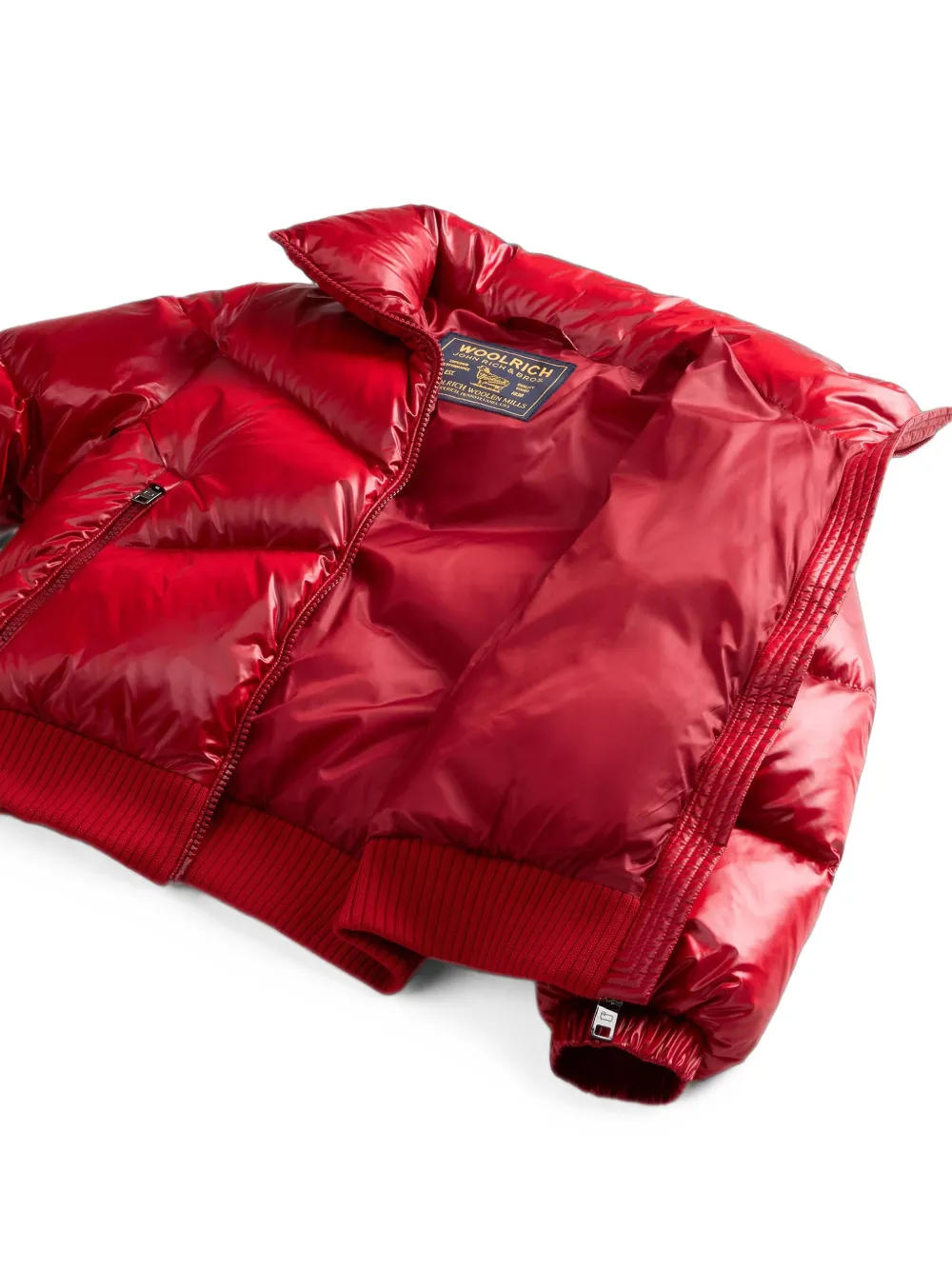 Woolrich Kids Aliquippa gewatteerd bomberjack Rood