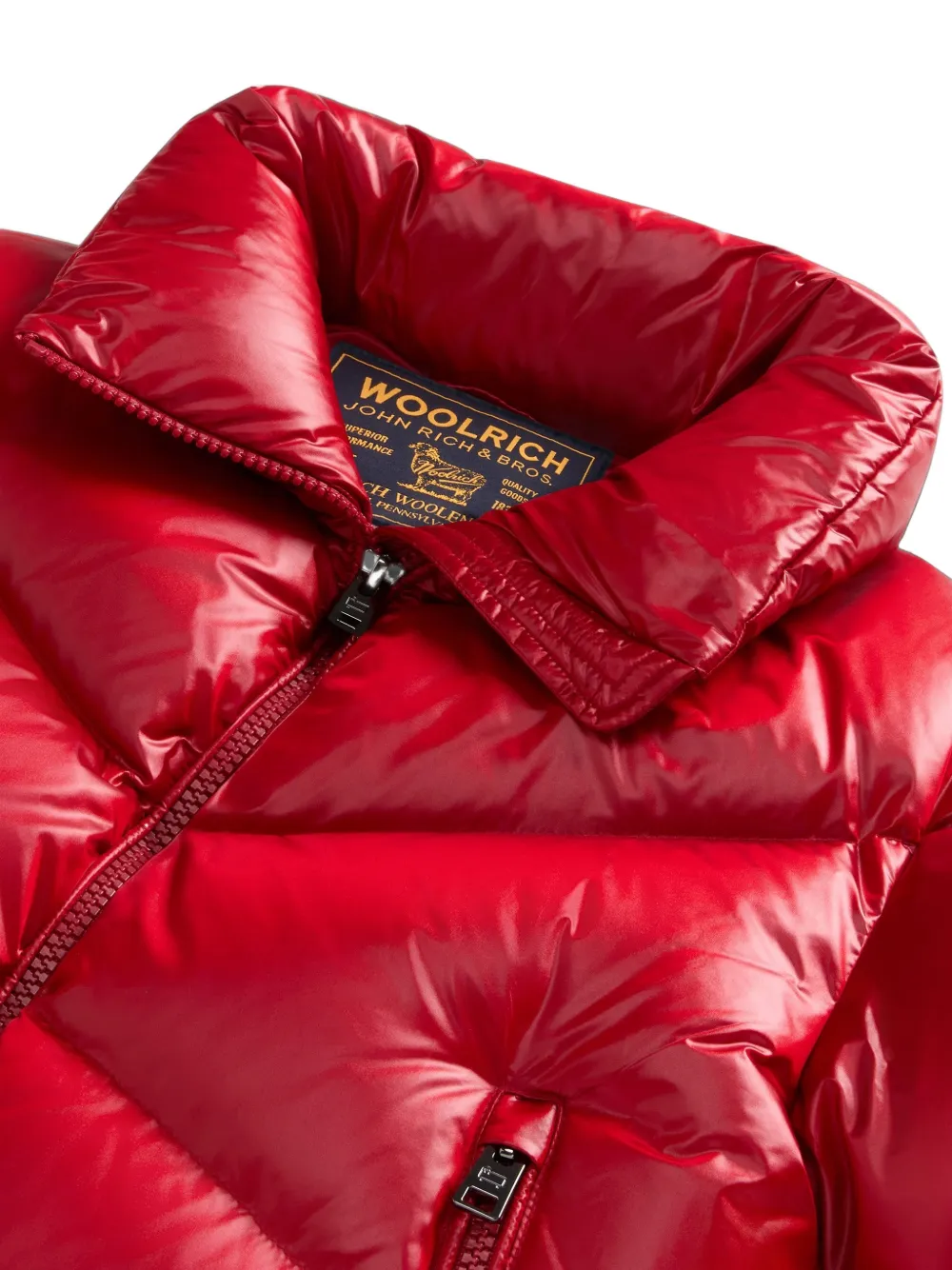 Woolrich Kids Aliquippa gewatteerd bomberjack Rood