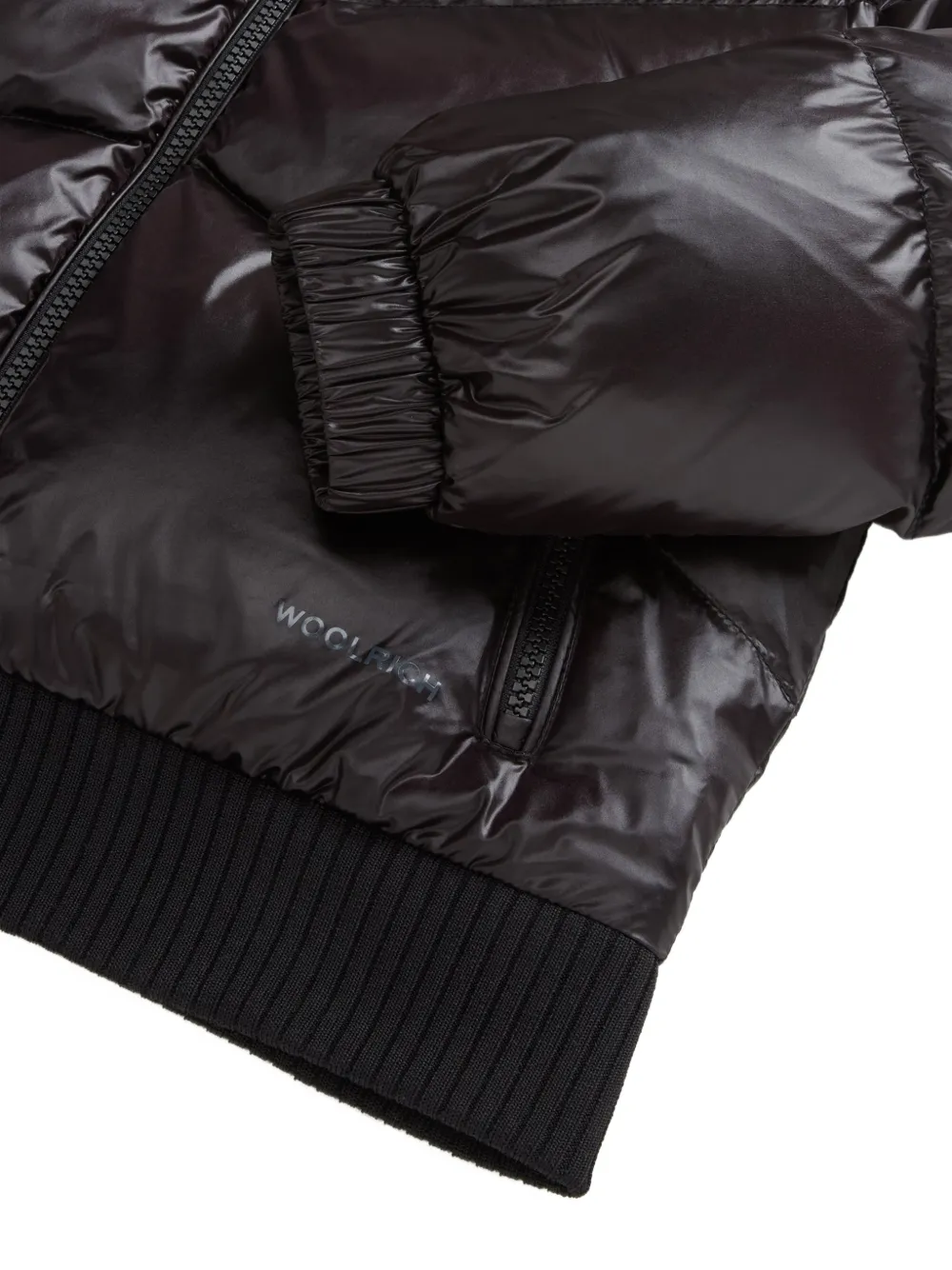 Woolrich Kids Aliquippa quilted jacket Zwart
