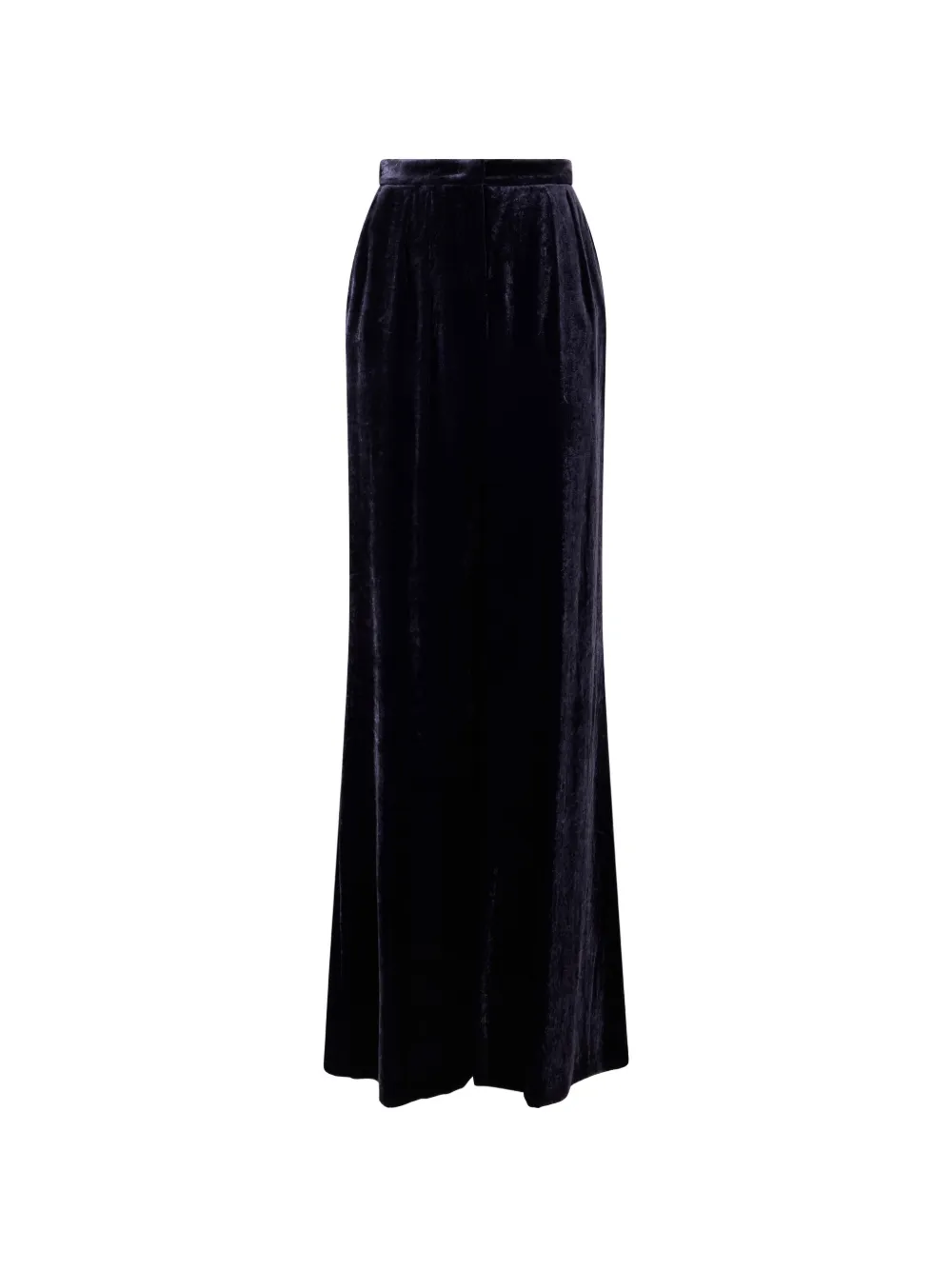 Alberta Ferretti velvet maxi skirt - Blau