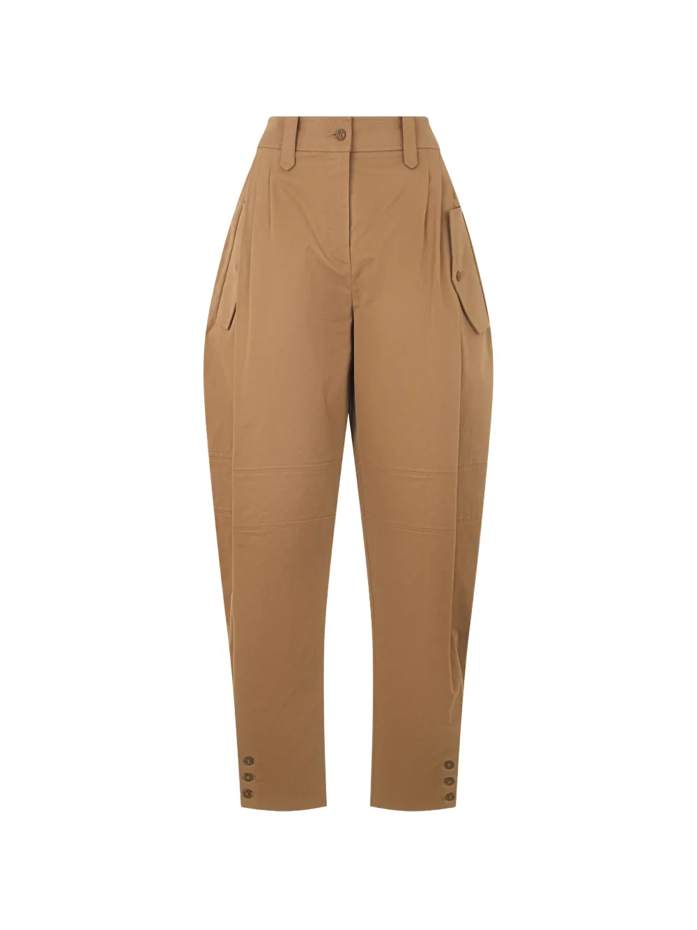 Alberta Ferretti pleat-detail trousers · 40