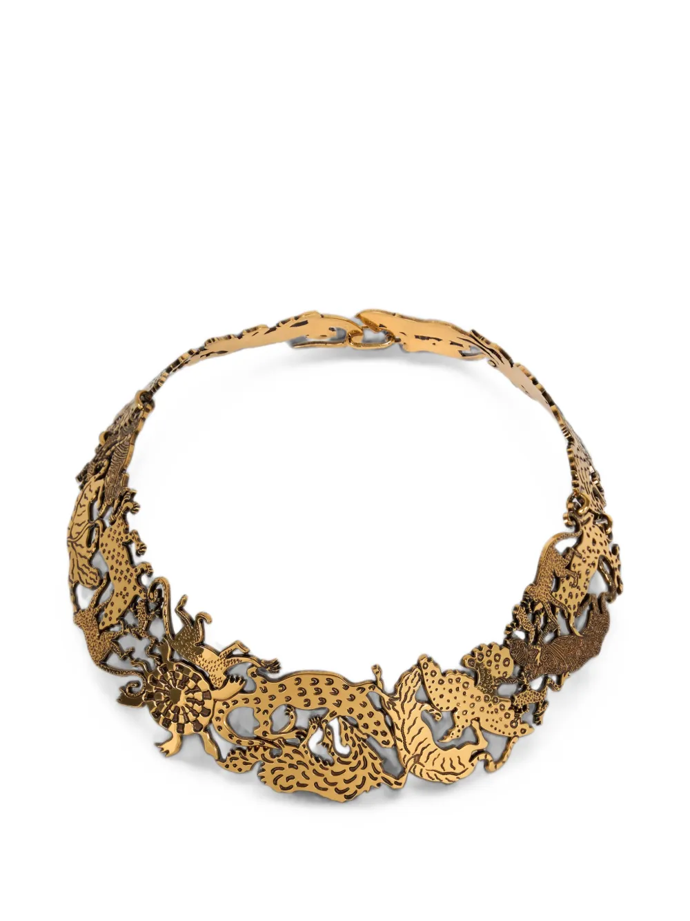 ETRO choker necklace with animals - Gold