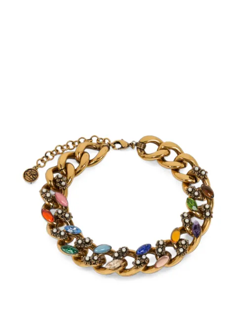 ETRO chain necklace with appliqués