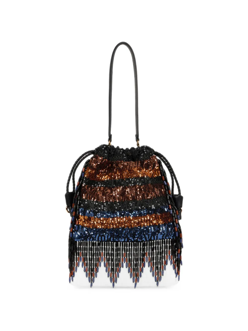 ETRO Kleine Kalispera tas met pailletten en kralen Zwart