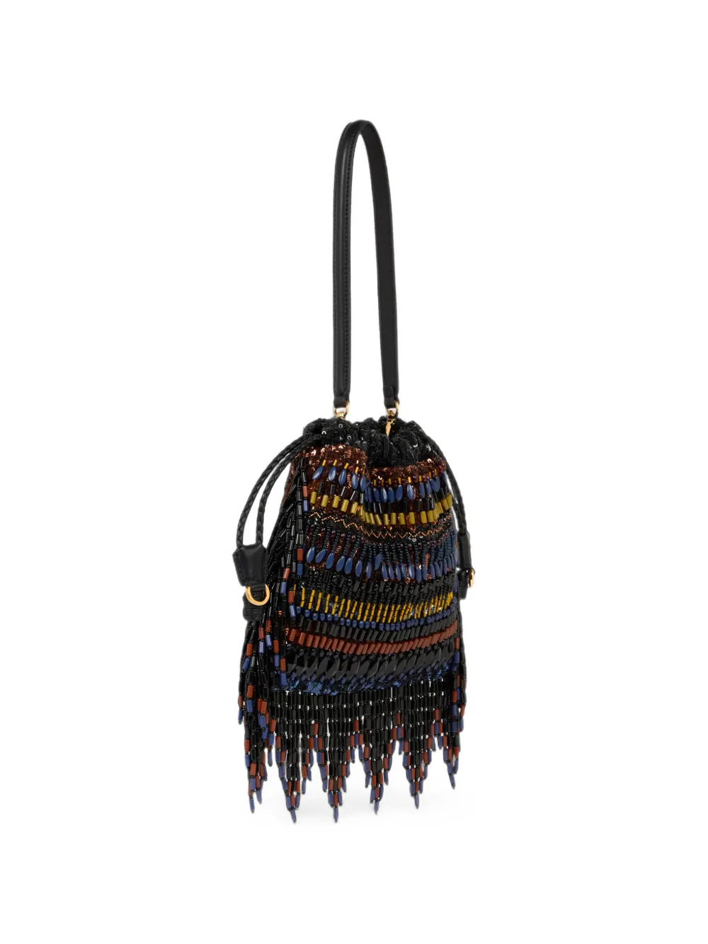 ETRO Kleine Kalispera tas met pailletten en kralen Zwart