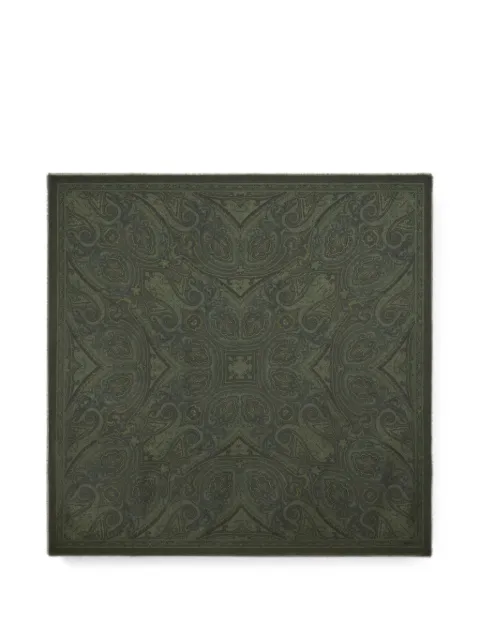 ETRO modal-and-cashmere shawl with symmetrical motif