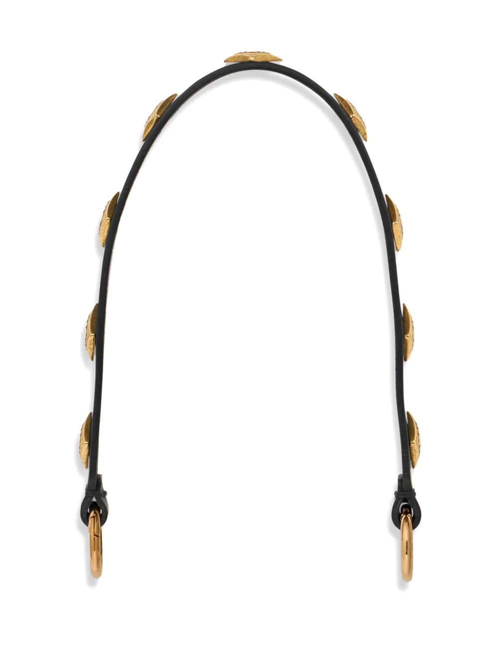 ETRO Leren tas met diamantvormige studs Zwart