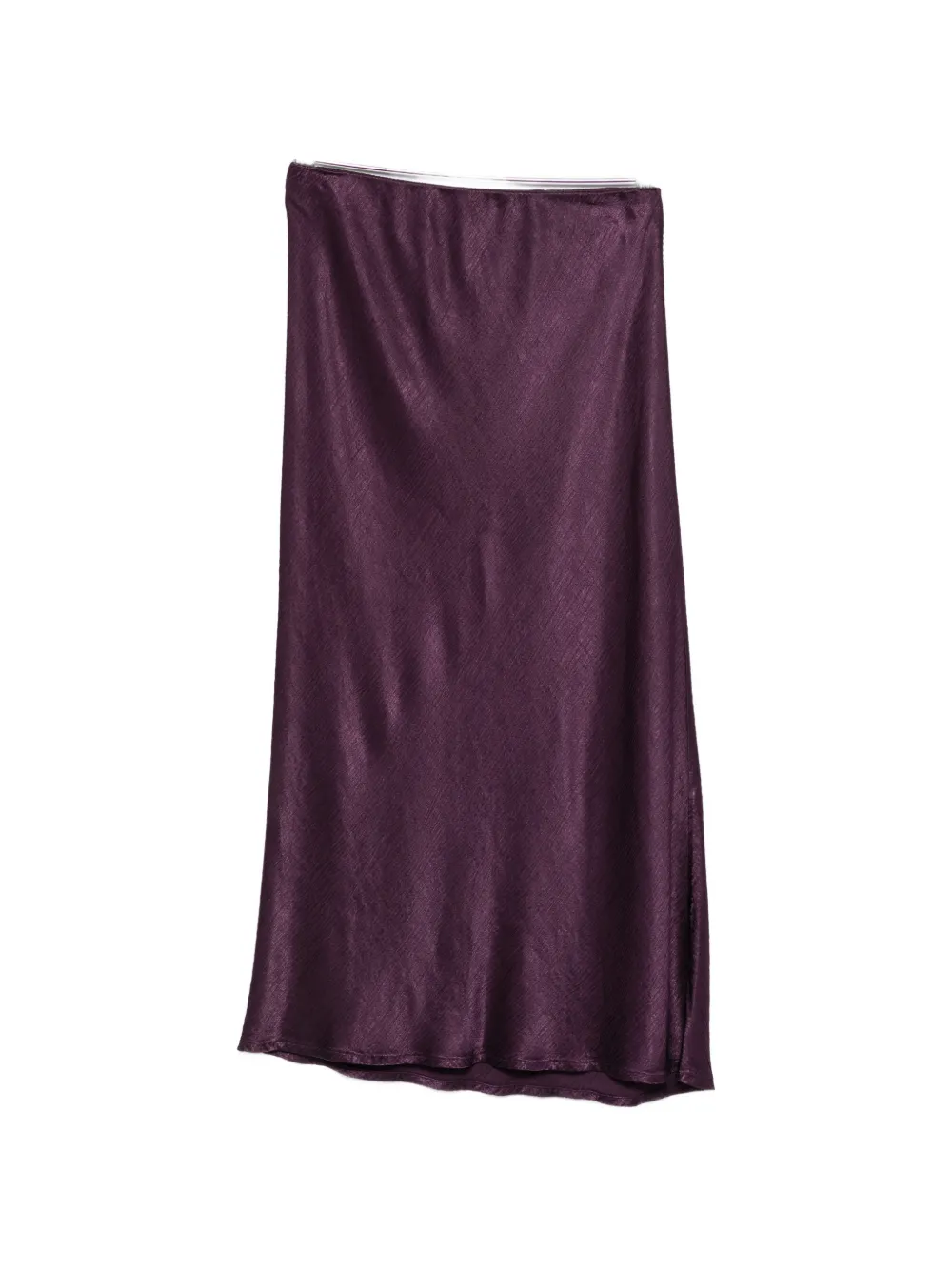 DIXIE satin-finish bias-cut skirt - Violett