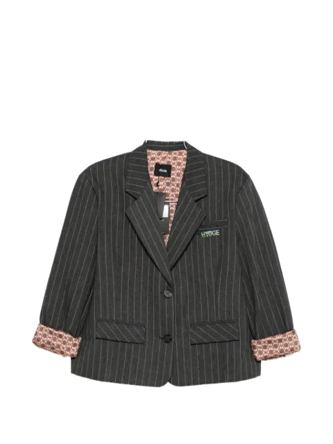 DIXIE pinstripe-print crystal-embellished jacket