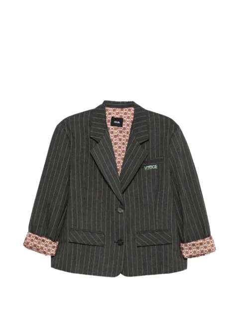 DIXIE pinstripe-print crystal-embellished jacket