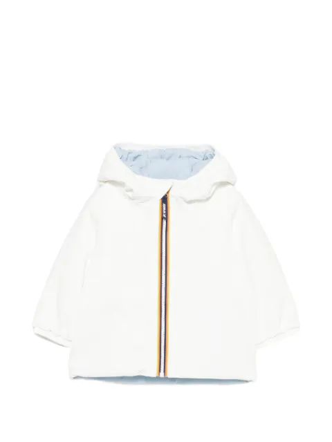 K Way Kids chamarra con logo bordado y capucha