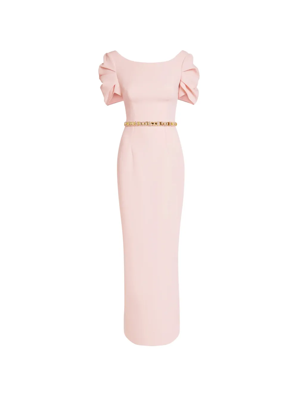 Safiyaa Vanna sculptural-sleeve maxi dress