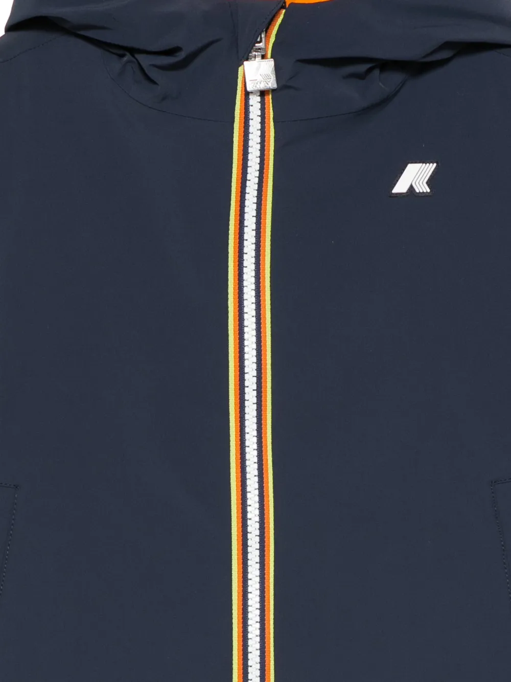 K Way Kids Jack met capuchon Blauw
