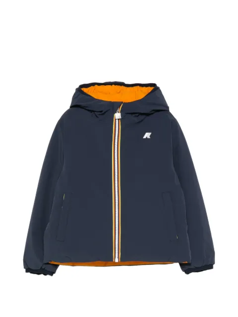 K Way Kids chaqueta con capucha y parche del logo