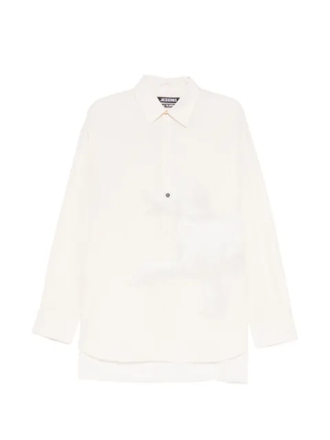 Jacquemus poodle-print long-sleeve shirt