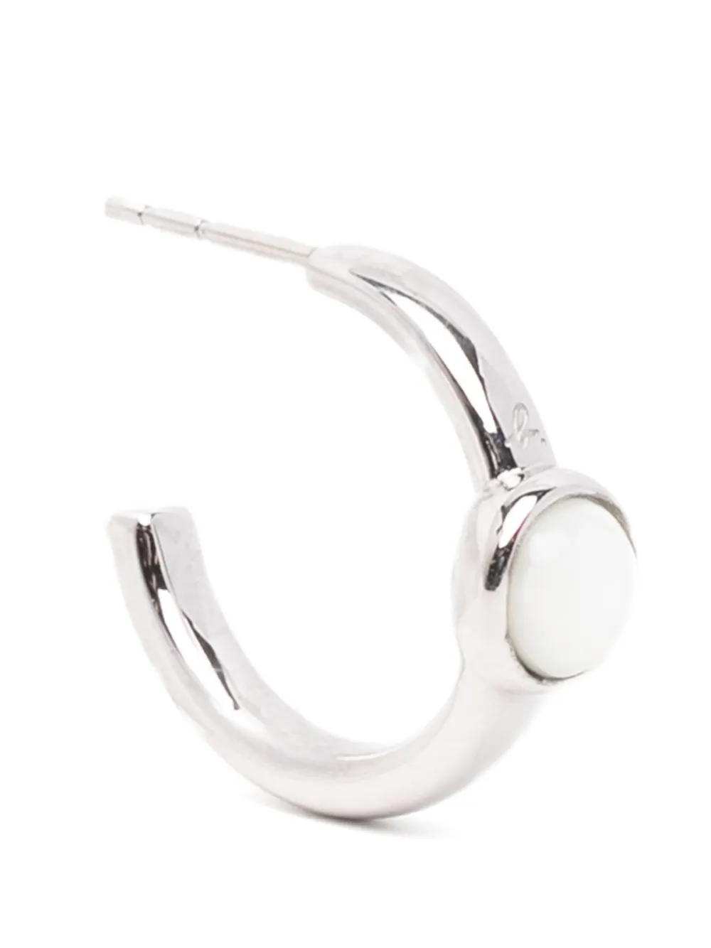 agnès b. mother of pearl earrings - Silver