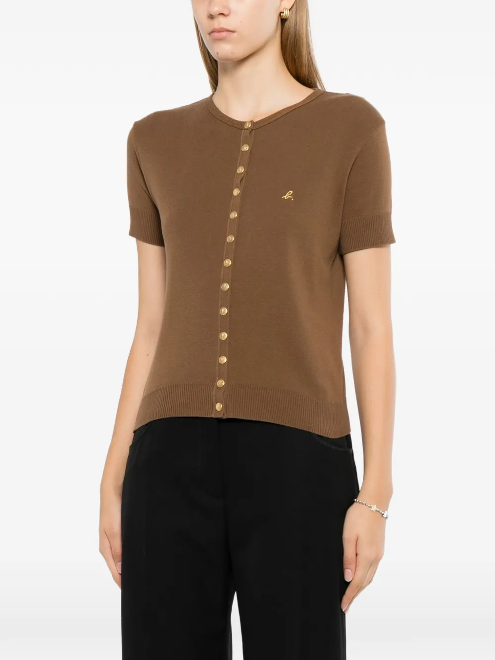 Agnès B. Swing T-shirt In Brown
