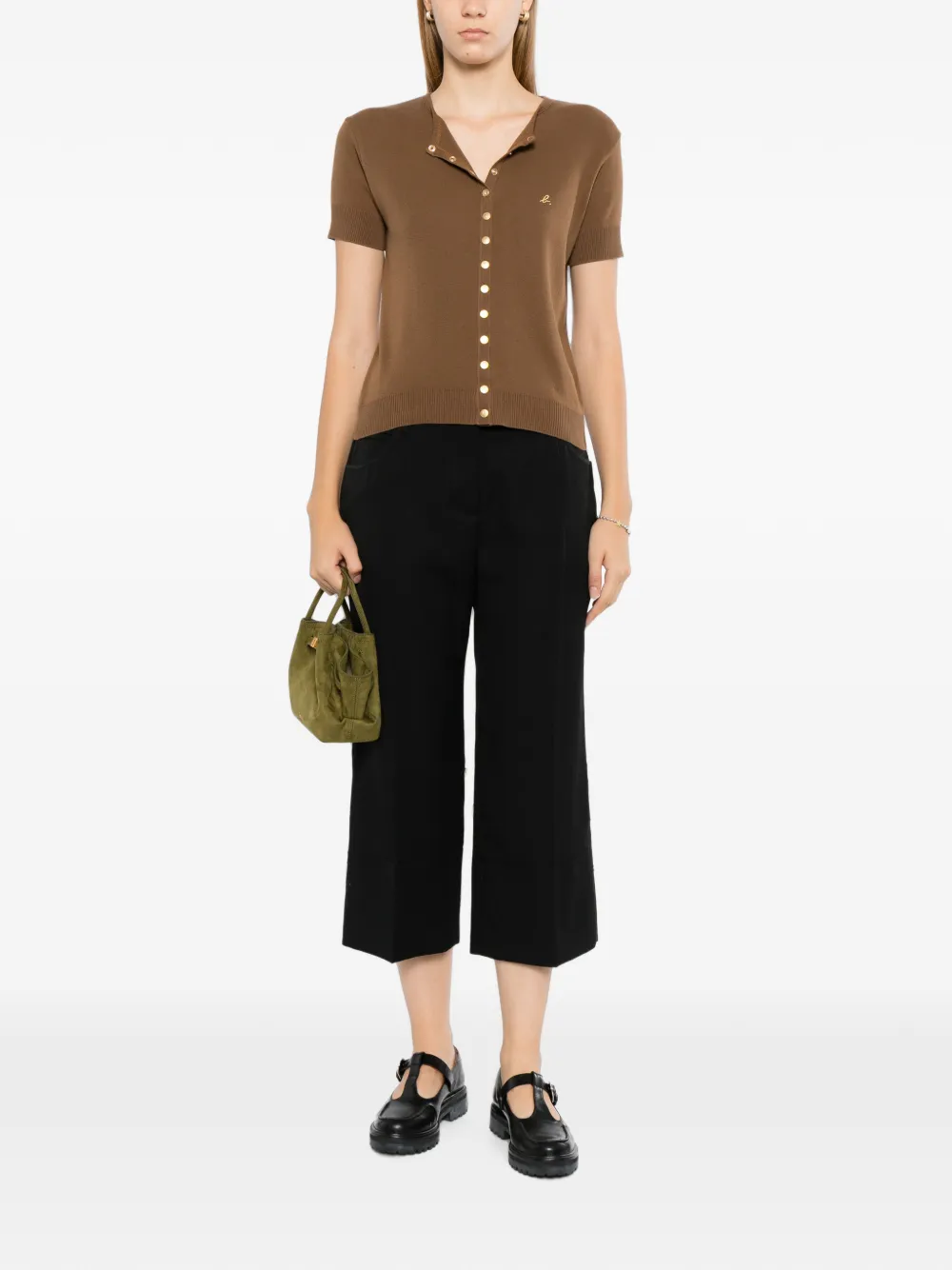 Agnès B. Swing T-shirt In Brown