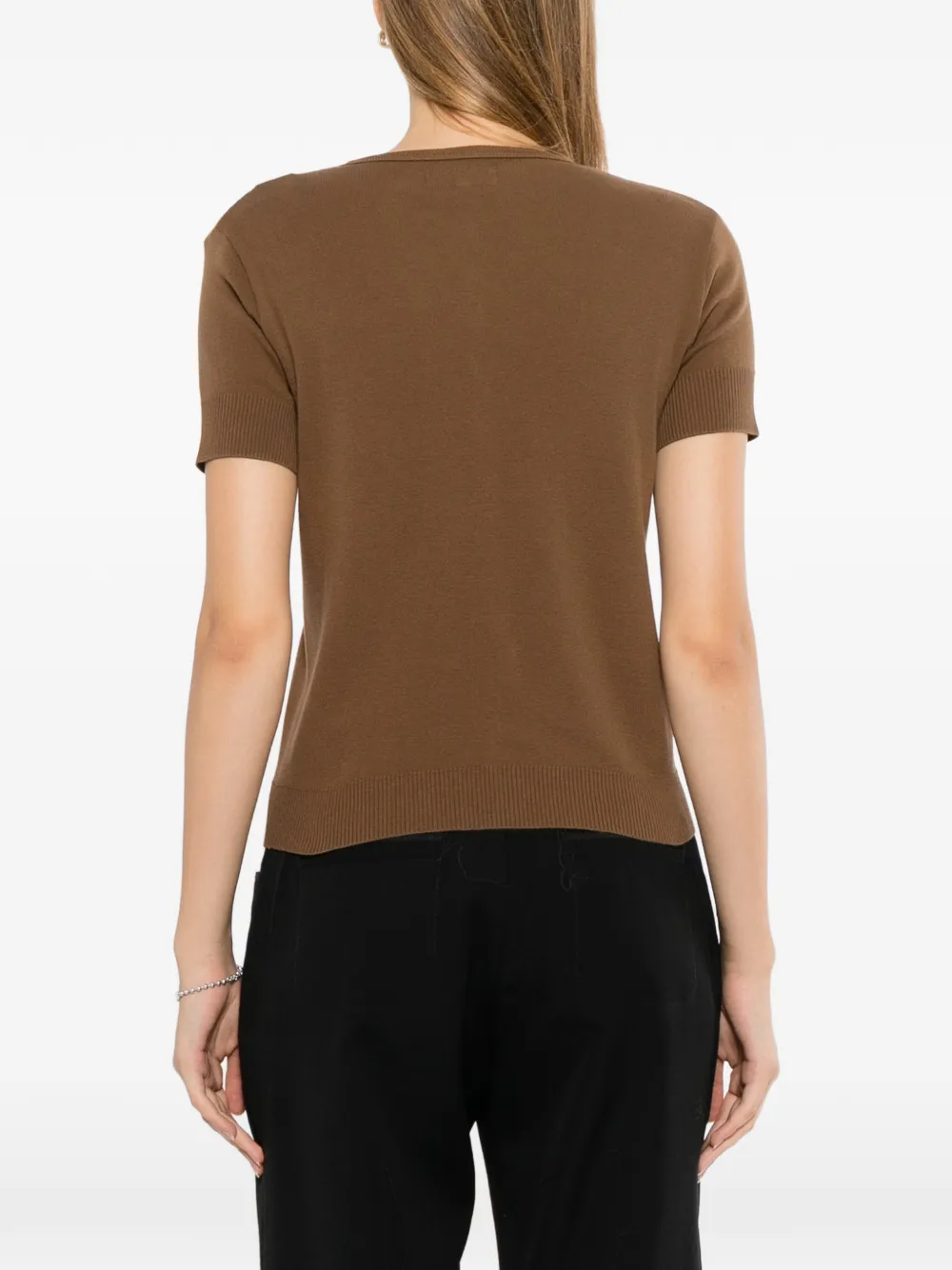 Agnès B. Swing T-shirt In Brown
