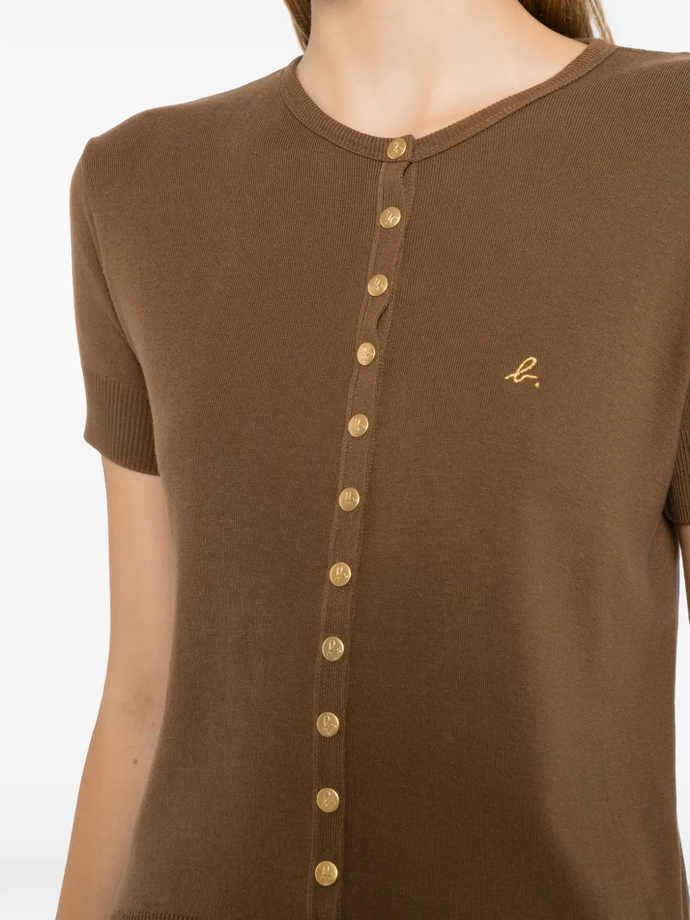 Agnès B. Swing T-shirt In Brown