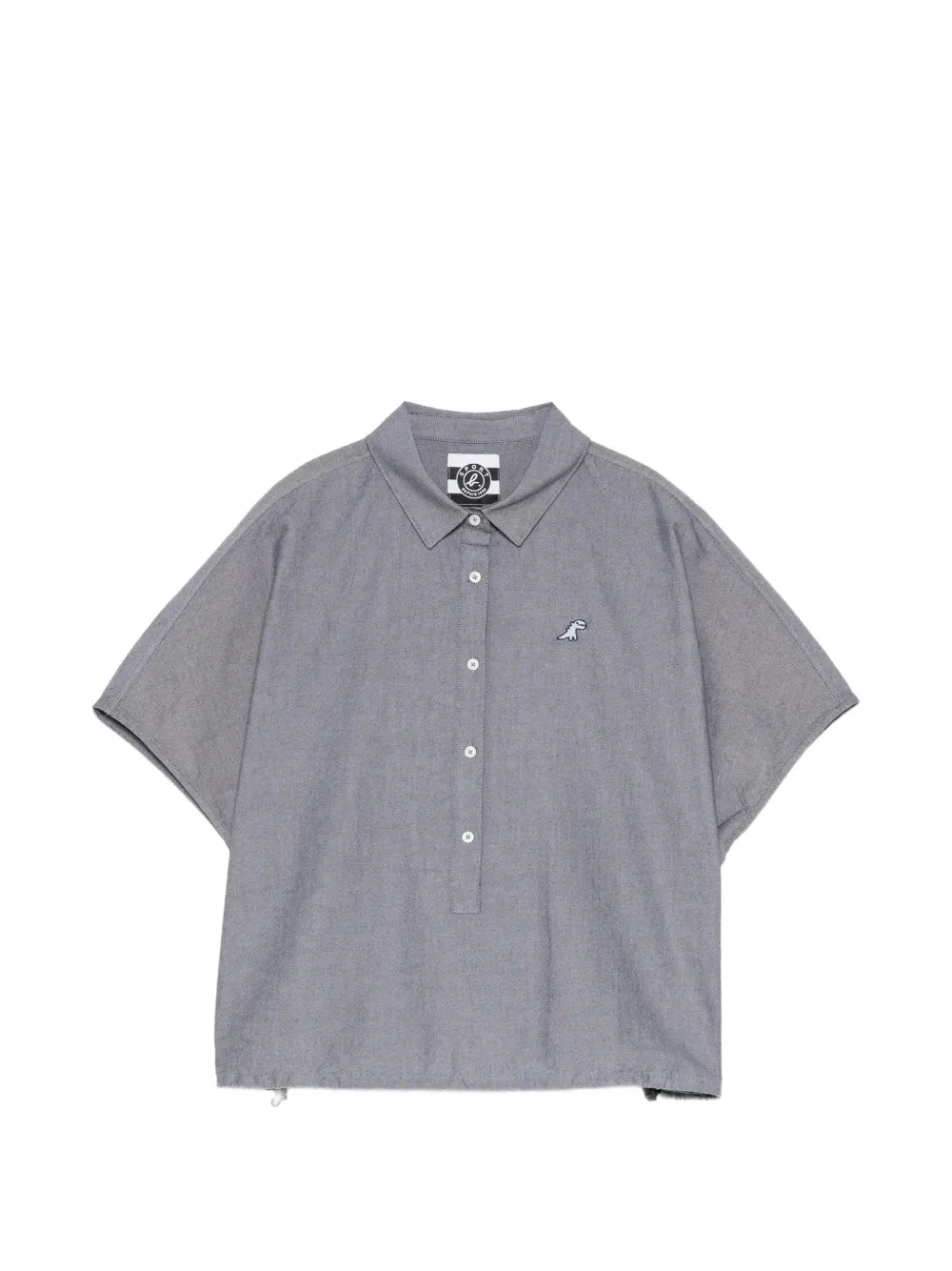 SPORT b. by agnès b. logo-patch shirt