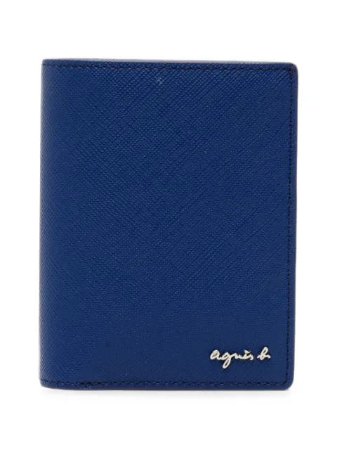 agnès b.  leather wallet