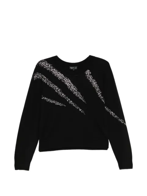 agnès b. bead-embellished sweater