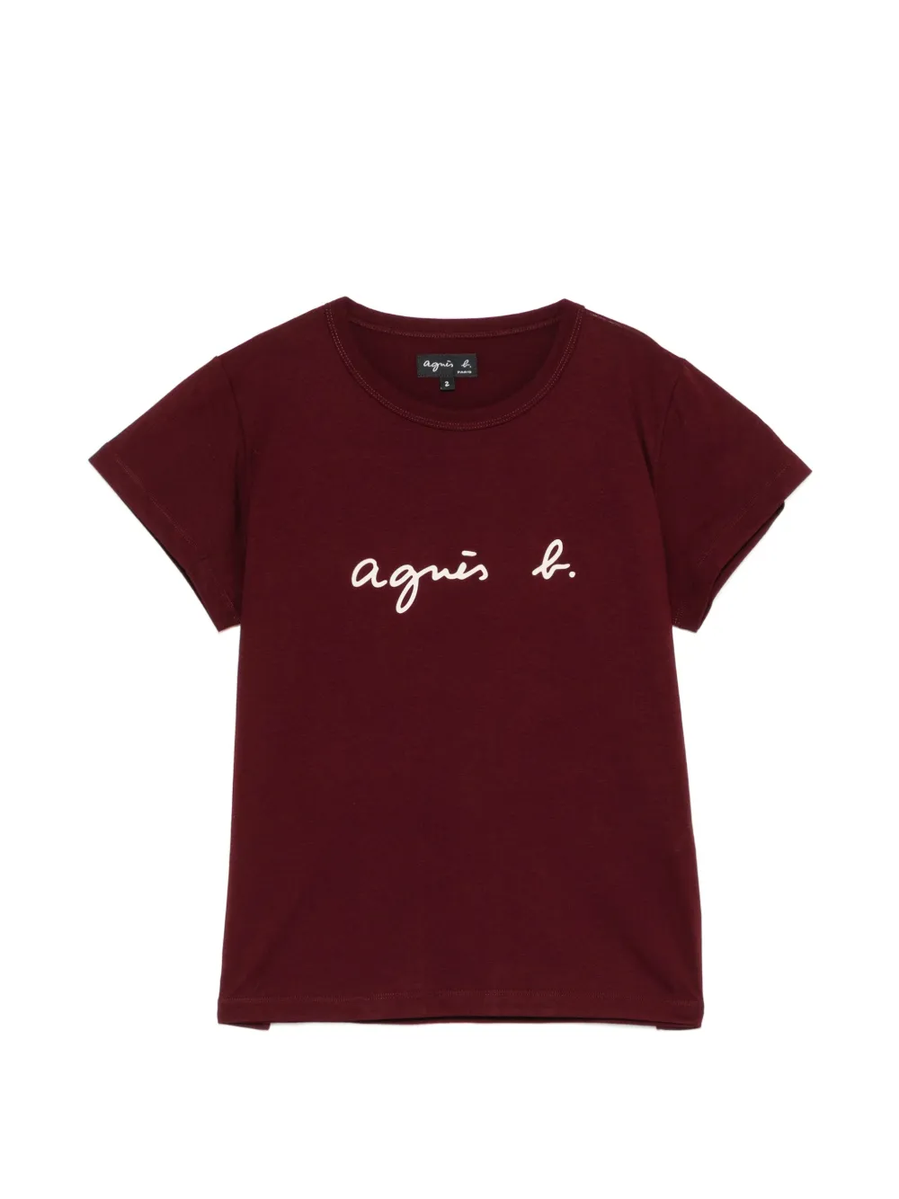 agnès b. logo-print T-shirt