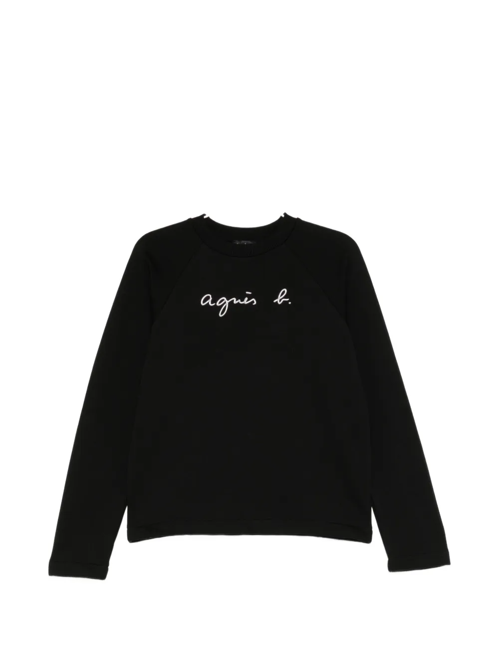 Agnès B. Logo-print Sweater In Black