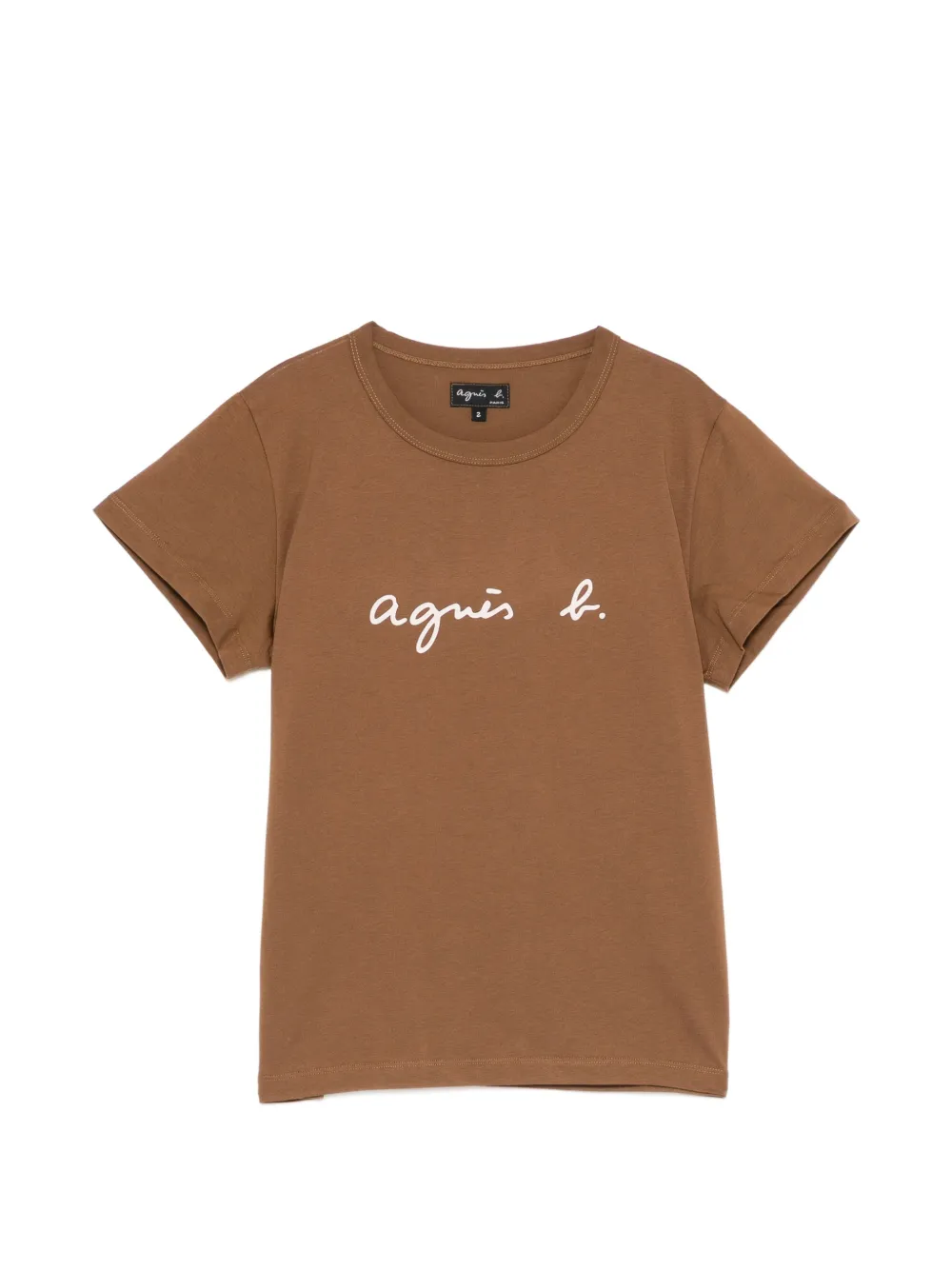 agnès b. logo-print T-shirt