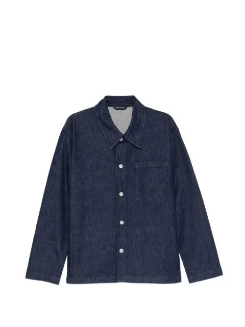 agnès b.  chemise en jean à poche poitrine