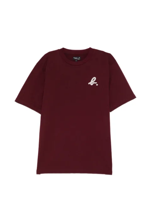 agnès b.  logo-embroidered T-shirt