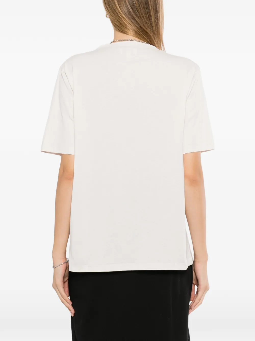 Agnès B. Point D Ironie T-shirt In Neutrals