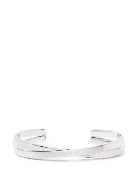 agnès b.  couple bangle logo bracelet