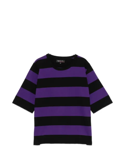 agnès b. horizontal-stripe T-shirt