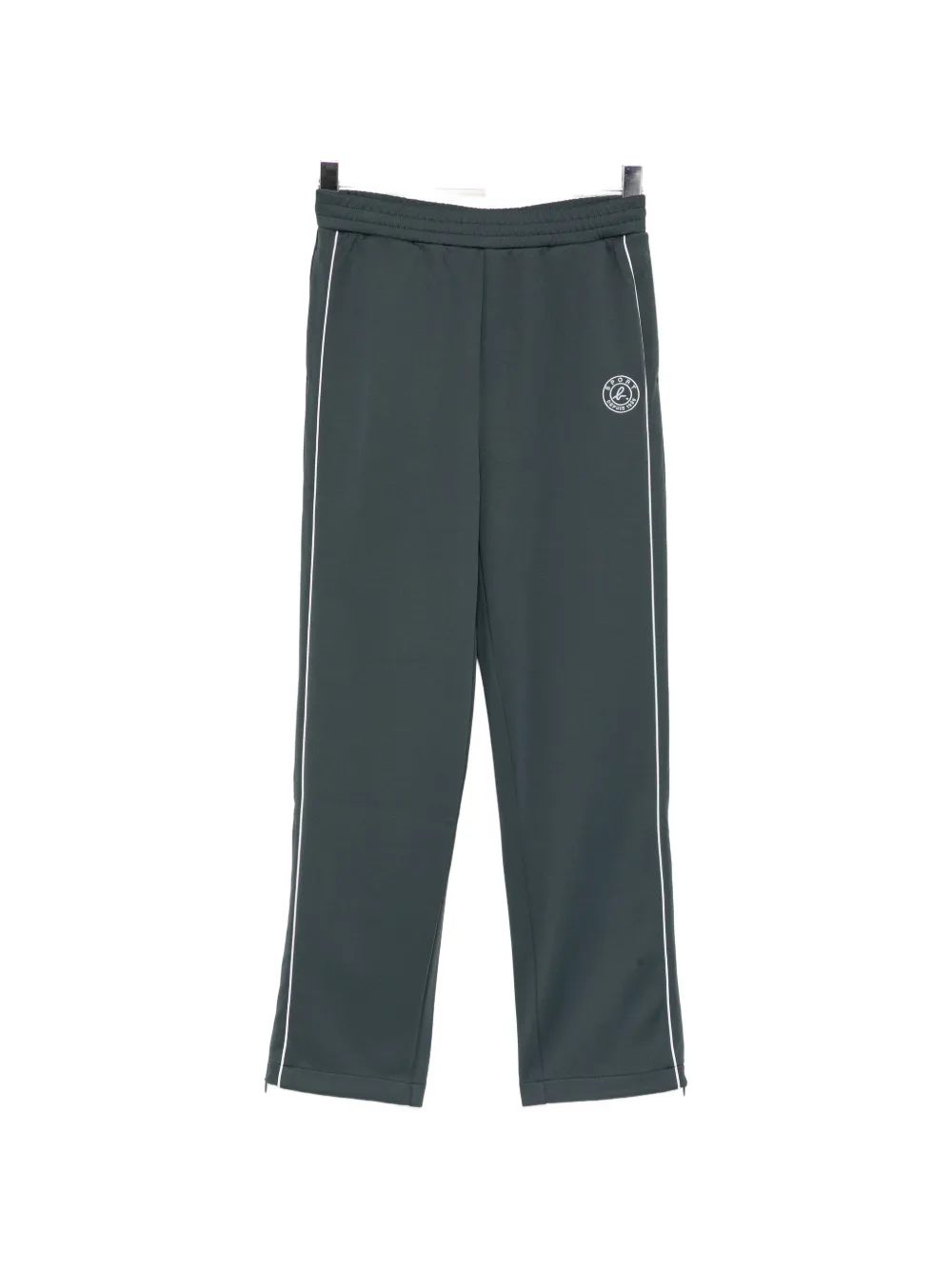 SPORT b. by agnès b. logo-patch trousers - Verde
