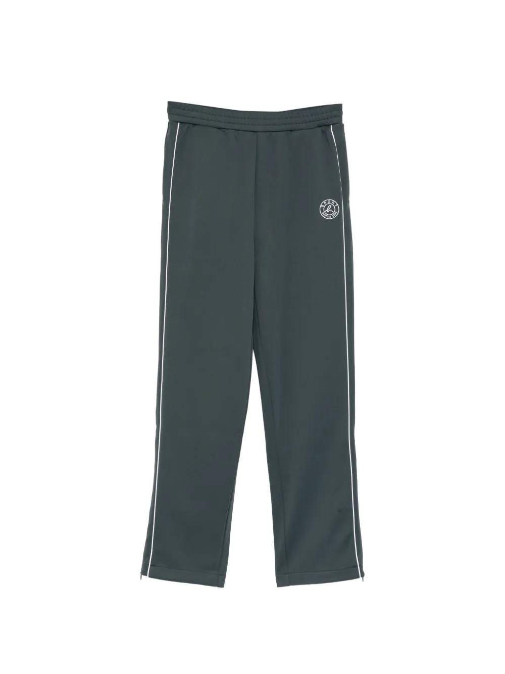 SPORT b. by agnès b. logo-patch trousers - Verde