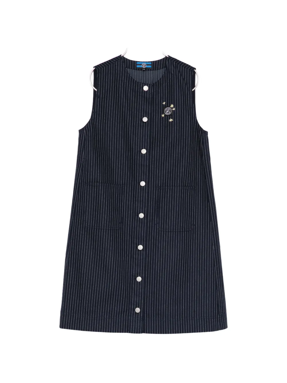 SPORT b. by agnès b. logo-embroidered dress - Blu