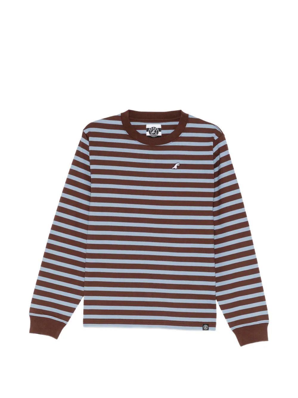 SPORT b. by agnès b. Dino-embroidered stripeT-shirt