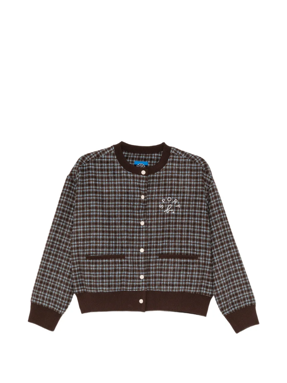 SPORT b. by agnès b. flannel sport jacket - Brown